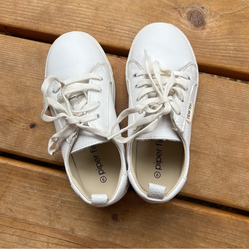 Piper Finn Leather White Sneaker